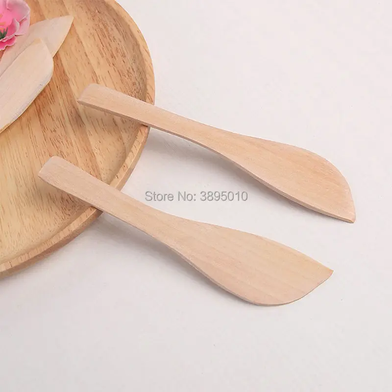 1000pcs/lot Wood Facial Mask Spoon DIY Cream Mixing Spatulas Scoop Makeup Cosmetic Tools F571