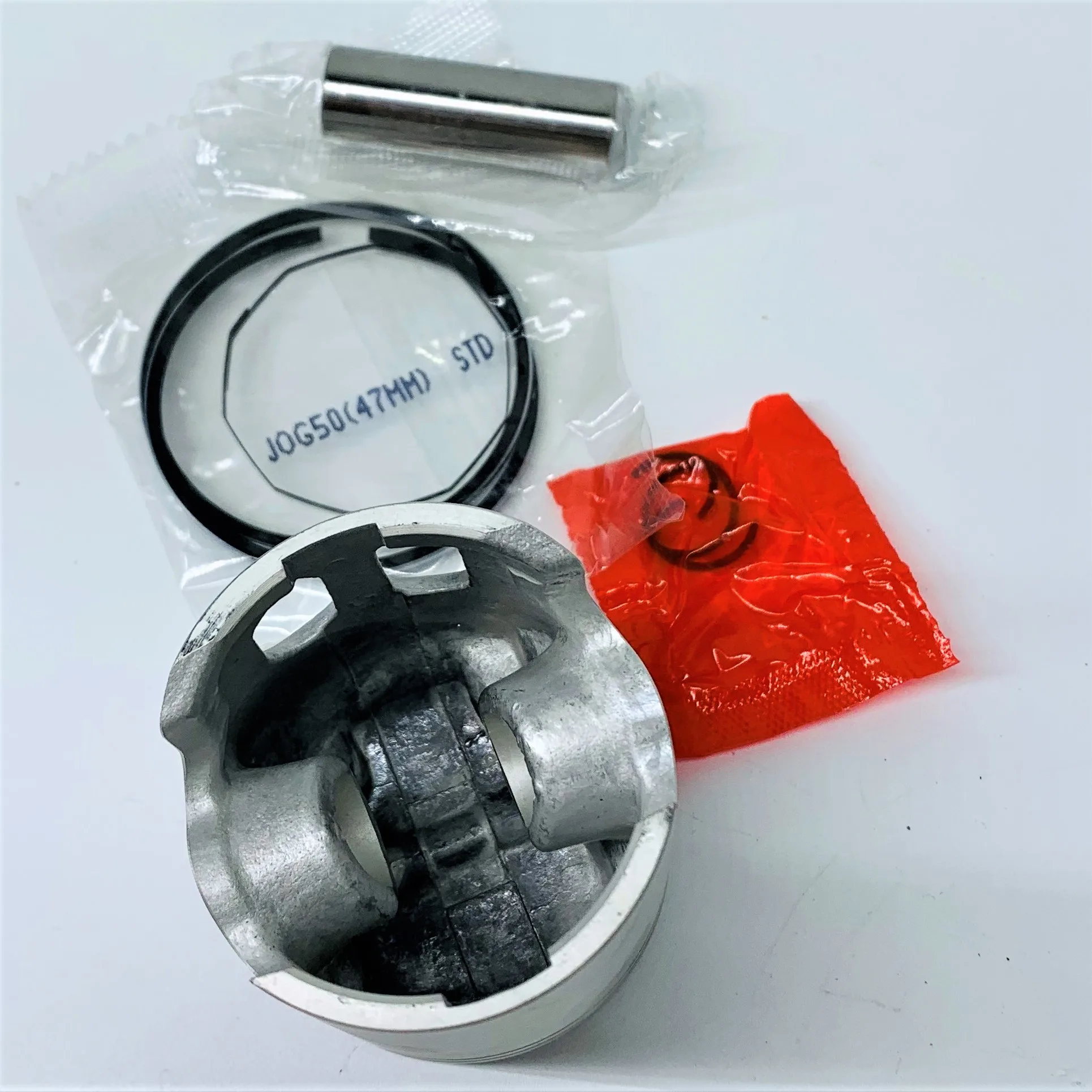 JOG50 Piston Kit 47mm With Pin 10mm / 12mm Big Bore Cylinder Set Jog 50 Racing Parts