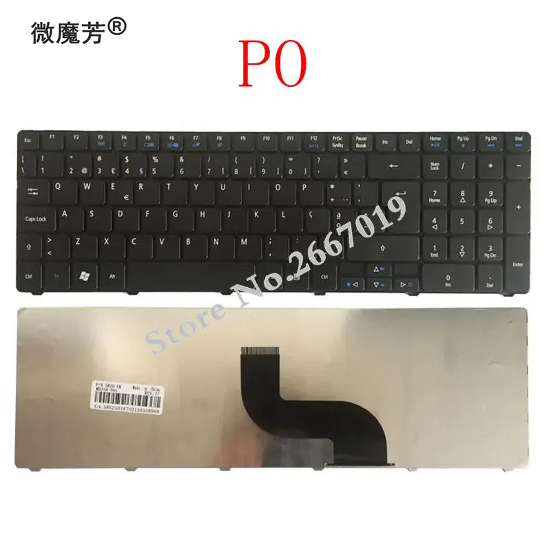 Laptop keyboard For Acer Aspire 5739 5338 7736 7736G 7736Z 5740 5810T 7735 7551 5336 5410 5536 5536G G460 G460G Portuguese