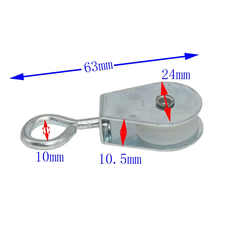 1pcs Micro 0.03t Fixed Pulley Single Pulley for DIY Poultry breeding waterline pulley crane