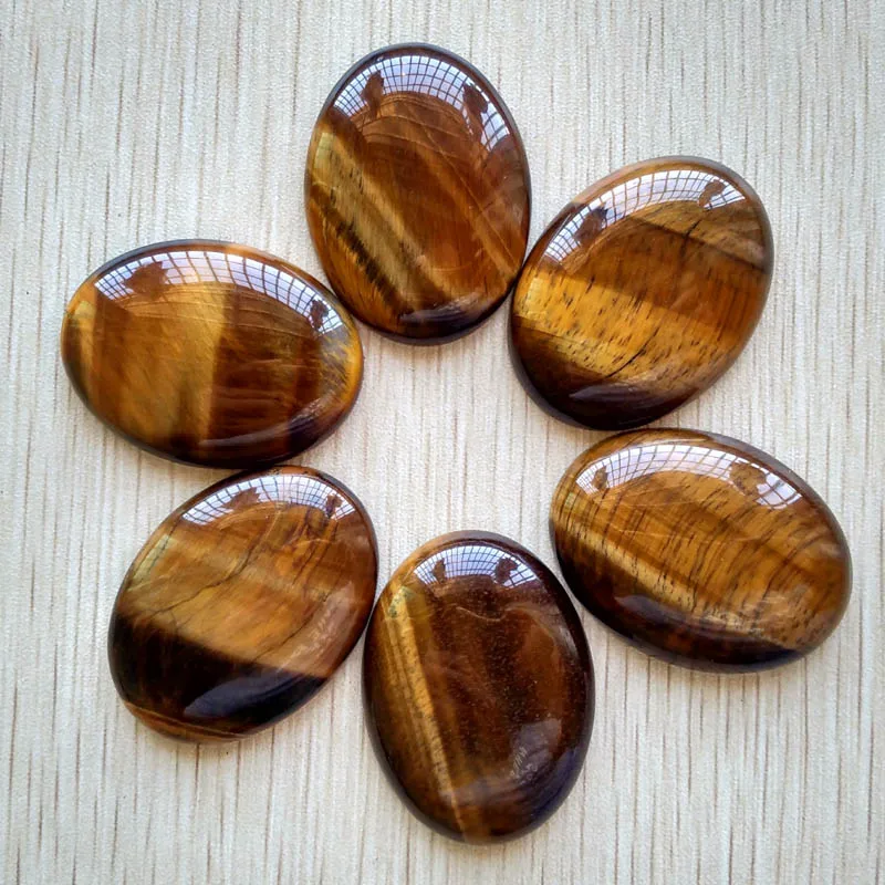 Wholesale 12pcs/lot fashion assorted natural stone mixed Oval CAB CABOCHON beads 30x40mm for DIY jewelry accessories making free