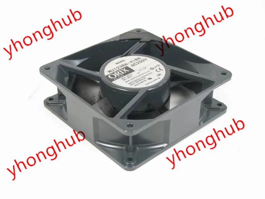 

ORIX MU1238A-41BN Server Cooling Fan AC 200V 14/13W 50/60Hz 120x120x38mm