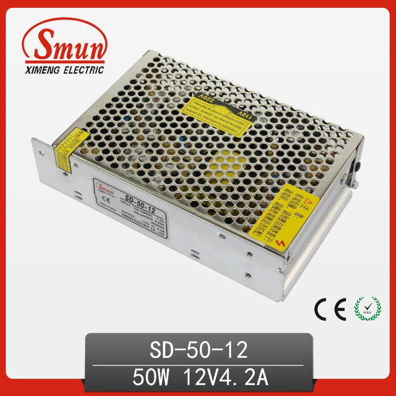 SMUN SD-50C-12 50W 48VDC To 12VDC 4.2A Isolated Switching Power Supply DC/DC Converter with CE ROHS 1 year warranty