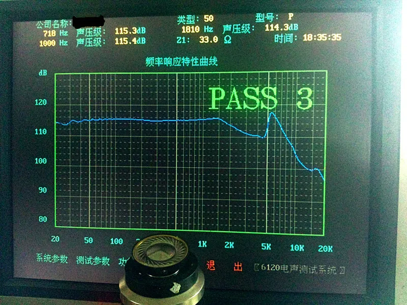 40mm speaker unit, titanium film speaker,Exclusive sales, 32ohms 2pcs