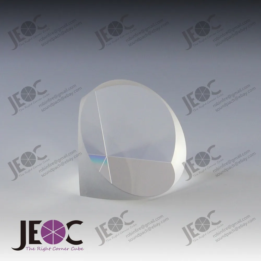 JEOC 64mm Diameter Corner Cube Prism, 48mm Height Trihedral Retroreflector, 5 Arcsecs Accessories Topography Survey