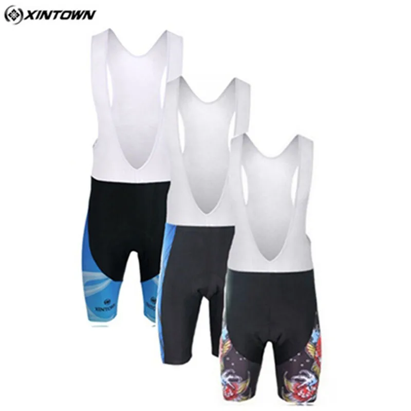 XINTOWN Team Outdoor Men's Outdoor Ropa Ciclismo Cycling 3D Pad Shorts Sports Bicycle Bib Short Bike Tight Size S-3XL