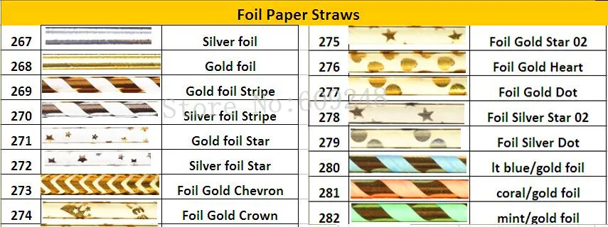 

Free DHL Shipping 1000pcs Choose Colors Paper Straws,Mint Pink Blue Gold Silver Foil Striped Dot Chevron Star Heart,Wedding Bulk