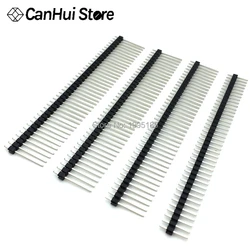 10PCS Single Double Row Male 1x40P/2x40P 2.54mm Height Long Breakable Pin Header Needle length 11 13 15 17 19 20 21 23 25 30mm