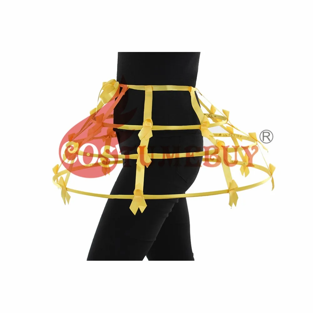 Costumebuy – jupe Lolita, 3 couleurs, 3 couleurs, cerceau, Pannier, Cage, jupon, sous-jupe, Costume