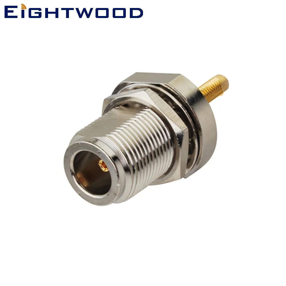 

Eightwood N Jack Female Bulkhead RF Coaxial Connector Adapter for Fiber-Glass Antenna Aerial Satellite System WLAN