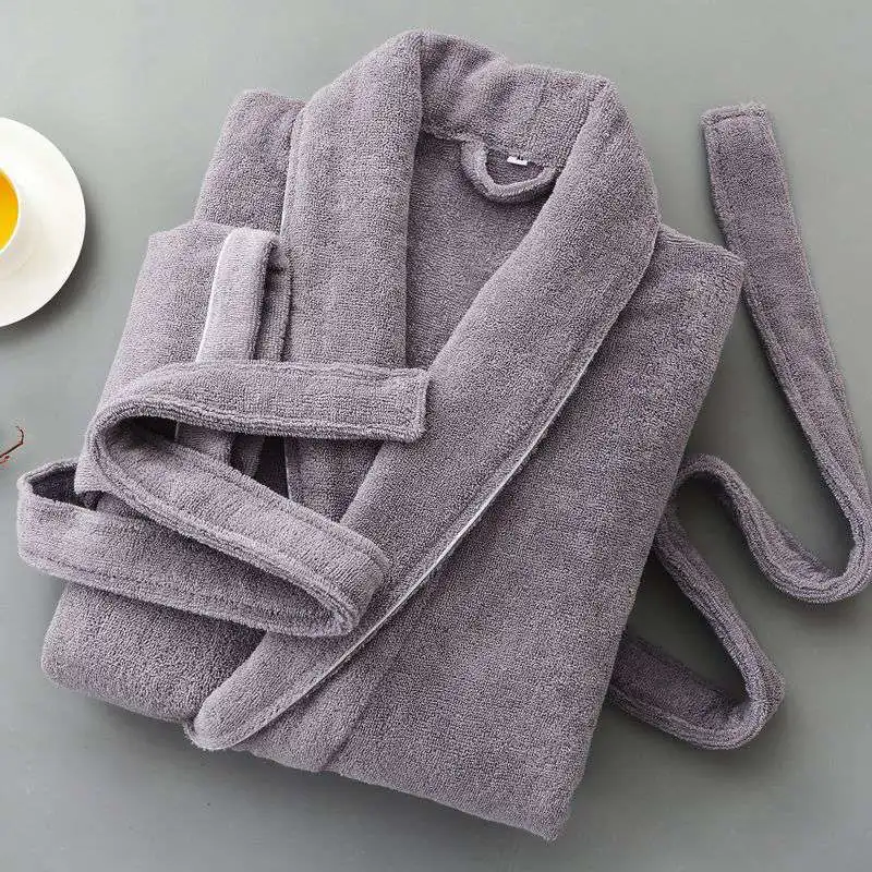 Women Bathrobe Winter Thick Warm Long Bathrobe Towel Fleece Soft Nightgowns Bridesmaid Kimono Bath Robes Dressing Gown Christmas