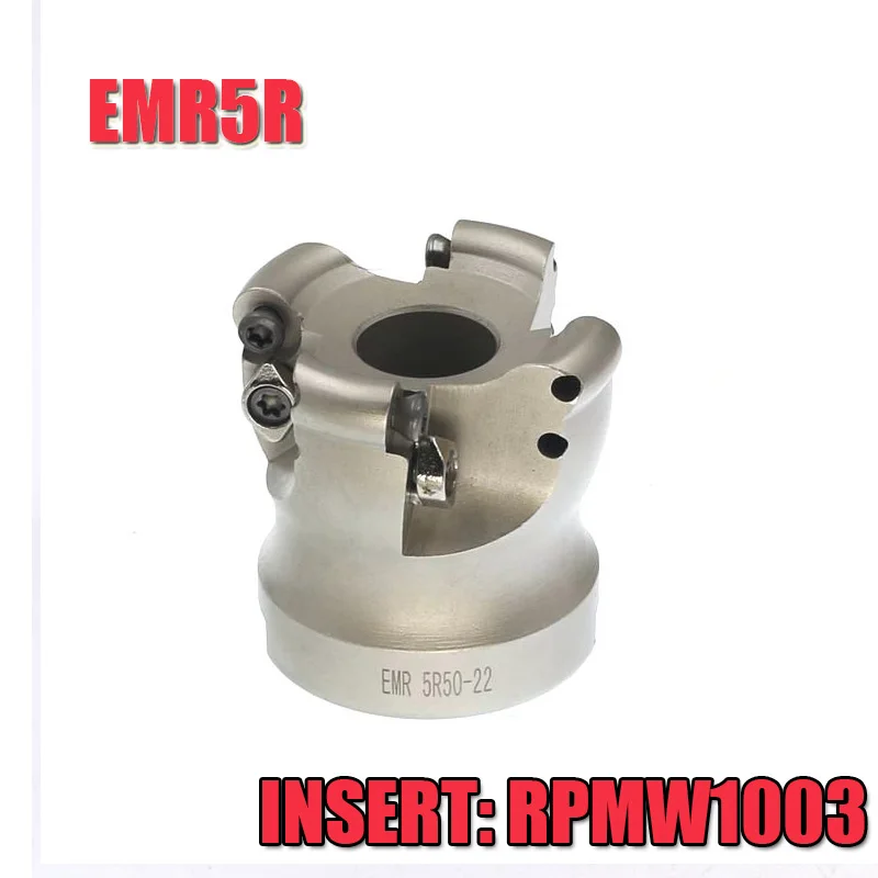 FREE SHIPPING EMR5R D50  63  80  EMR round dowel Face Milling Cutter for CNC center