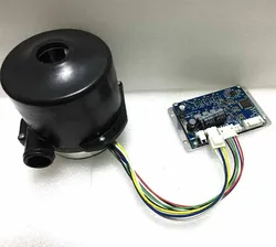 Aspiradora CC sin escobillas de 24V y 160W, soplador de aire centrífugo, ventilador de siembra de CC, motor de soplador de CC, bomba de aire con controlador combinado