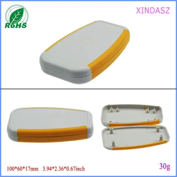 2pcs 100*60*17mm 3.94*2.36*0.67inch Small ABS Electrical Plastic PCB Mounting Box Handheld enclosure