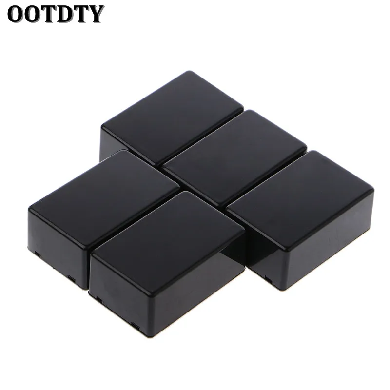 OOTDTY 5Pcs New Plastic Electronic Project Box Enclosure Instrument Case DIY 70x45x30mm