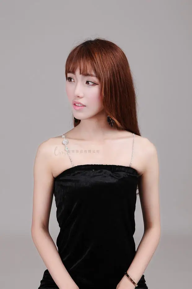 New Rhinestone shoulder strap underwear shoulder strap pectoral girdle bra with shoulder strap rhinestone invisible