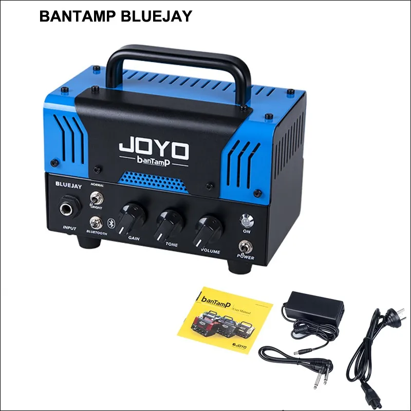 JOYO BLUEJAY Guitar Amplifier Head Tube Dual Channel Speaker banTamP 20W Preamp Portable Mini Amp Musical Instrument Accessories