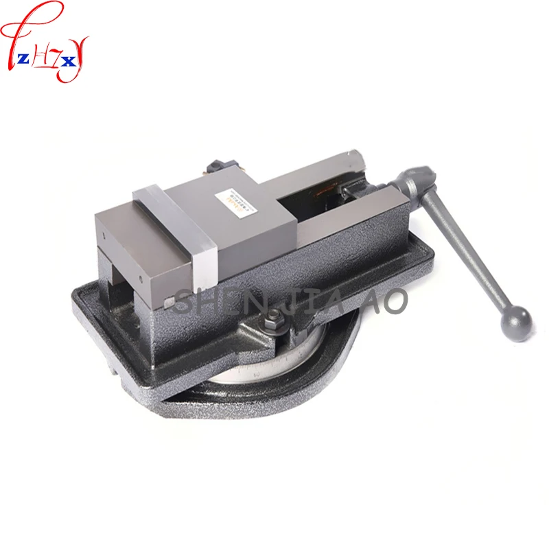 1pc Manual Angle - type flat - nose clamp 360 degree rotating precision heavy - duty vise 5 - inch milling machine clamp