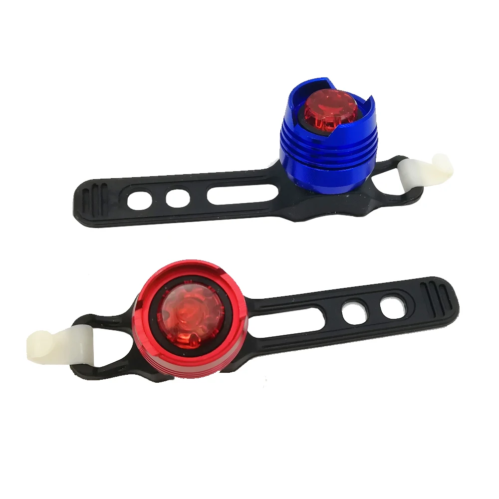 10PCS LED Bike Bicycle Cycling Front Rear Tail Helmet  Flash Light Safety Warning Lamp Cycling Safety Caution Light + Battery