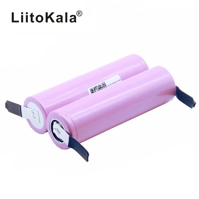 Liitokala ICR18650-26FM New 100% Original 18650 2600 mAh Lithium Ion Battery 3.7V Rechargeable Battery + DIY Nickel Sheet