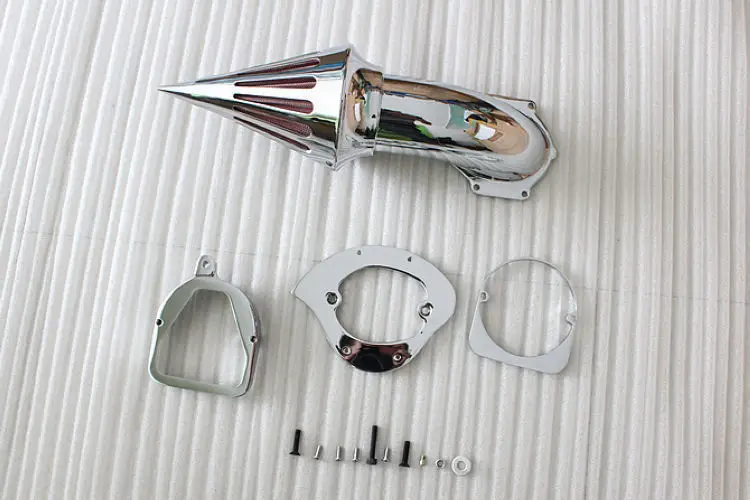 Motorcycle Chrome Spike Air Cleaner Kit Intake Filter For Honda Shadow Spirit ACE 750 1998+ Moto