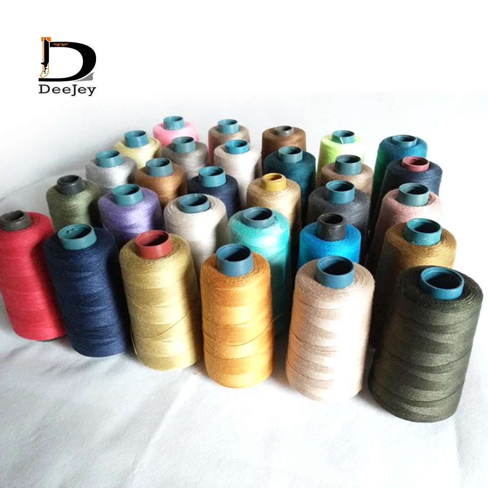 203 thicker sewing thread polyester sewing yarn mainly for jeans 24colors choice 5rolls/lot color 1000yards per roll