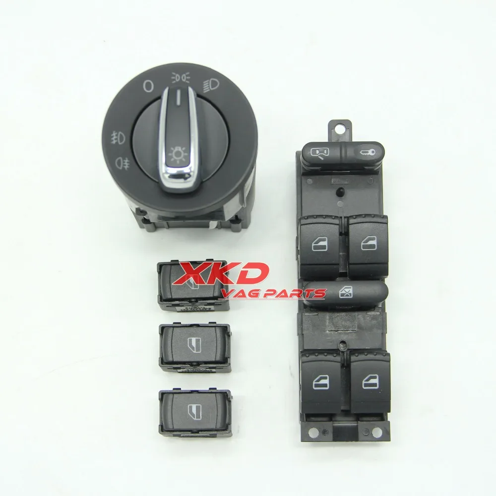 Headlight Side Window Glass Switch Button Fit For V-W Golf Jetta MK4 Passat   1C0 941 531 A   1J4 959 857 D   3B0 959 855 B