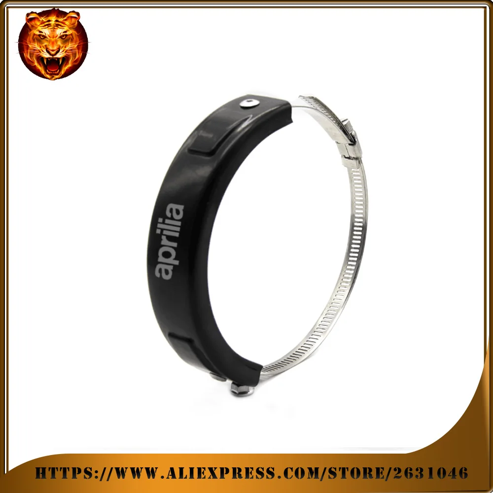 For Aprilia rsv4 tuono shiver caponord RSV Motorcycle Silencer Round Oval Exhaust Protector Protect Can Cover Circle 100mm-140mm