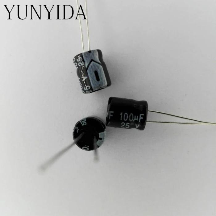 

Aluminum electrolytic capacitor 25v 100uf 6*12MM 50PCS