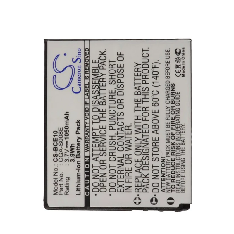 Cameron Sino 1050mah battery for LEICA C-LUX 2 3 for PANASONIC DMC-FS3 HM-TA1H HM-TA1R HM-TA1V Lumix DMC-FX33A BP-DC6-E