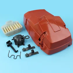 Top Engine Cylinder Air Filter Cover Holder For Husqvarna 362 365 371 372 Chainsaw Intake Manifold Elbow Choke Rod