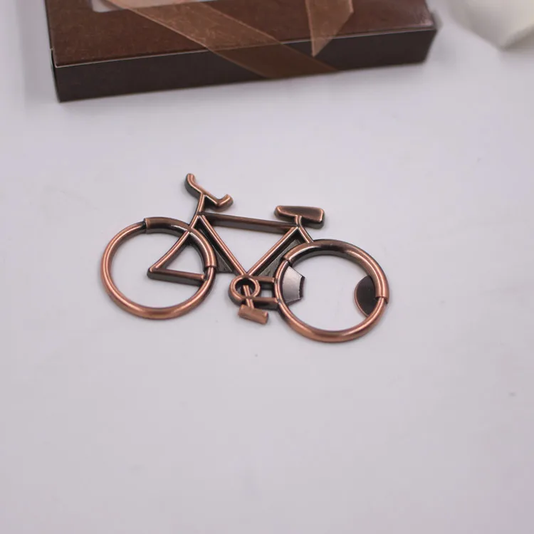 Metal Beer Bottle Opener Cute Bike Bicycle Keychain Key Rings For Lover Biker Bottle Openers Creative Gift For Cycling lin2361