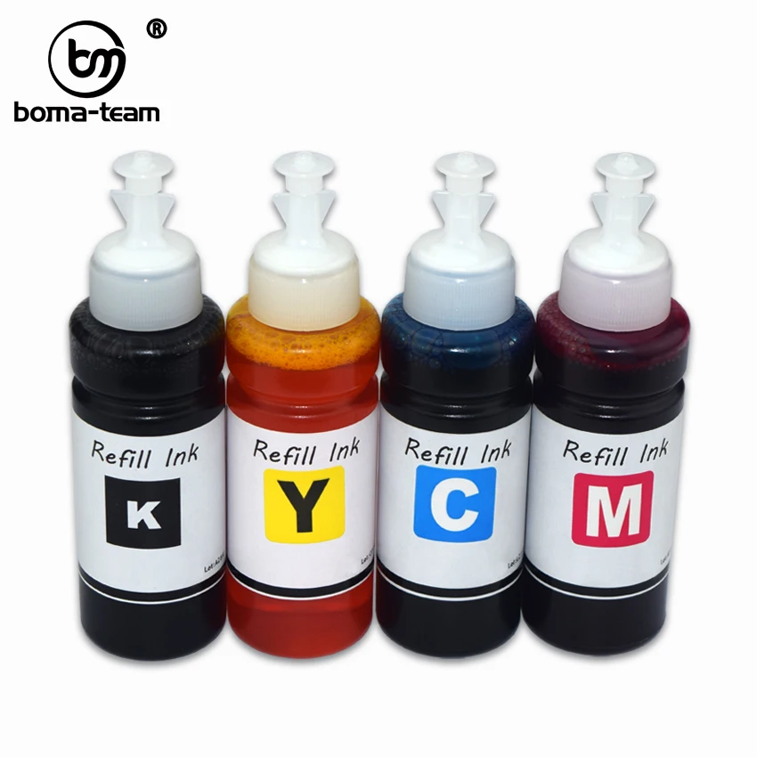 100ML*4Colors 445 446 Refill Dye Ink For Canon MG2440 MG2540 MG3040 MG2940 IP2840 TS3140 445XL 446XL Printers