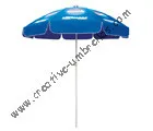 Free shipping by sea,metal shaft and single round ribs,manual beach fishing umbrella,anti-rust,design with logo printing,