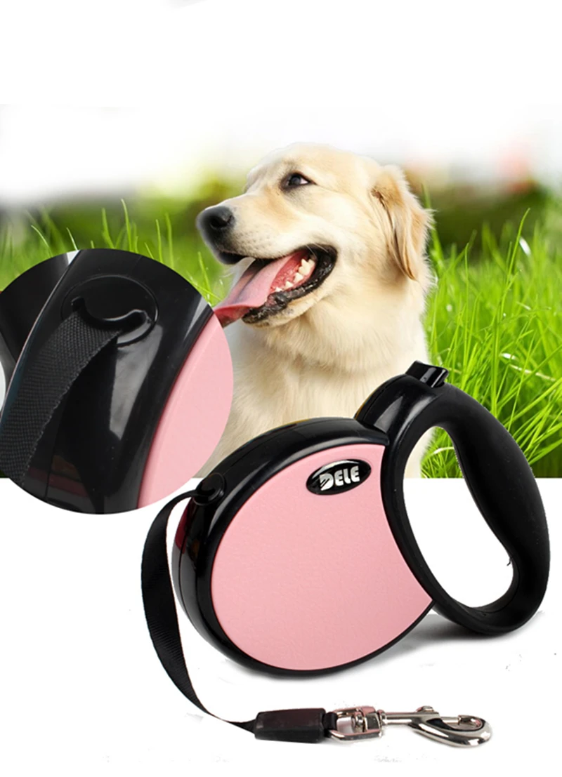 3/4/5M 25/35/45KGS Pet Dog Leash Retractable dog Collar leash Products Dog Harness Dele Pet Dog Chain Collars