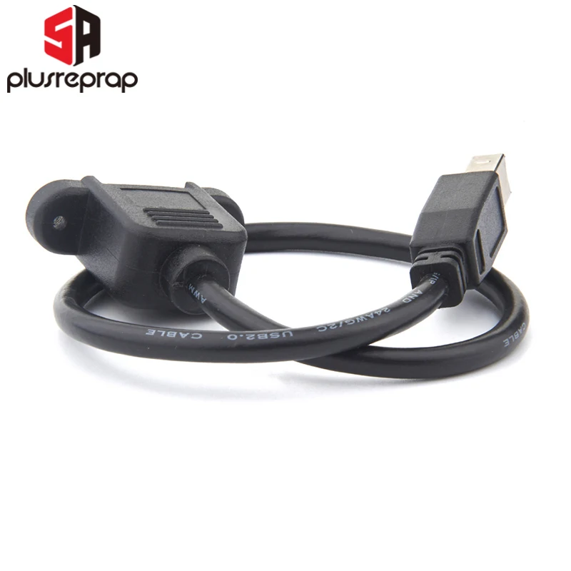 USB 2.0 Type B Male to Female M/F EXTENSION Data Cable Panel Mount For Printer or 3D Printer Cable Connector Adapter 30CM