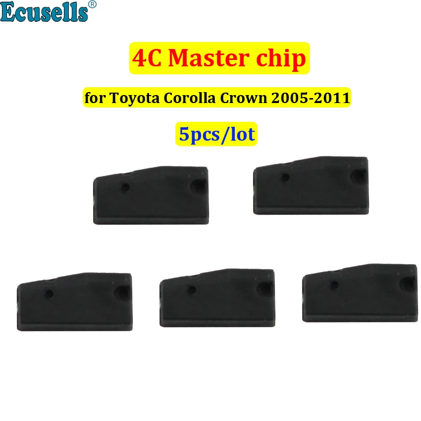 

5cs/lot ID4C 4C Master auto Transponder Chip TP02 for Toyota Corolla Crown 2005-2011