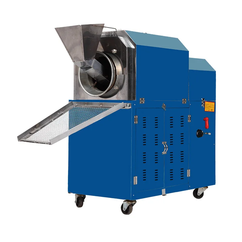 

Stainless Steel Barrel Small Gas Coffee Peanut Nut Sesame Roaster Oven Best Selling Commercial Roasting Machine