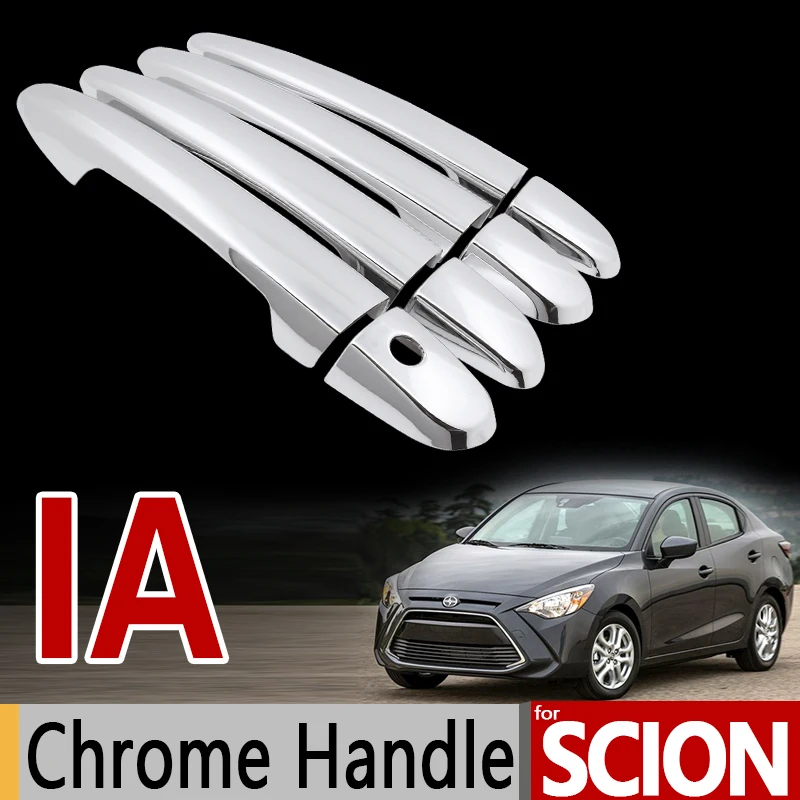 

Для Scion iA для Toyota Yaris iA хромированная накладка на дверную ручку 2013, 2014, 2015, 2016, 2017, аксессуары, наклейки, Стайлинг автомобиля