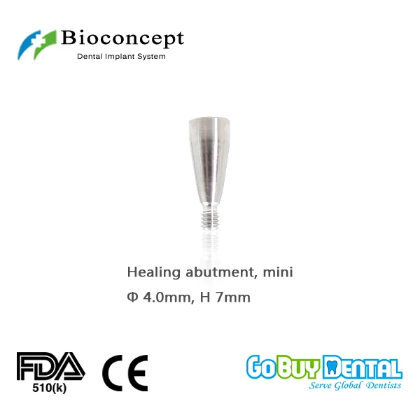 Bioconcept BV Mini healing abutment D 4.0mm, height 7mm(323040)