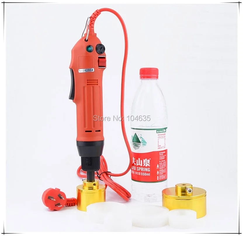 Portable Automatic Electric Bottle Capping Machine Manual Lid Sealing Machine Cap Press Close Screwing Machine Electric Capper