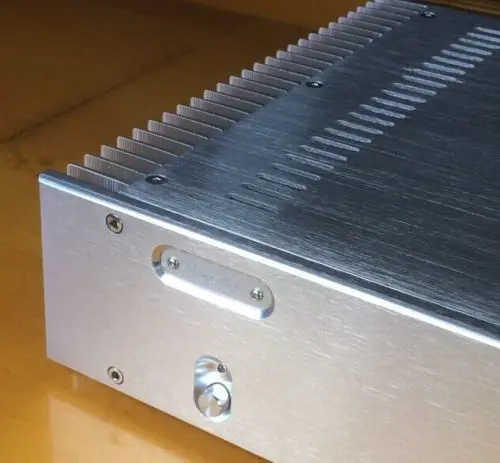 BZ3608A Gabinete de alumínio completo Dissipador de calor de ambos os lados / caixa amplificadora de potência / chassi