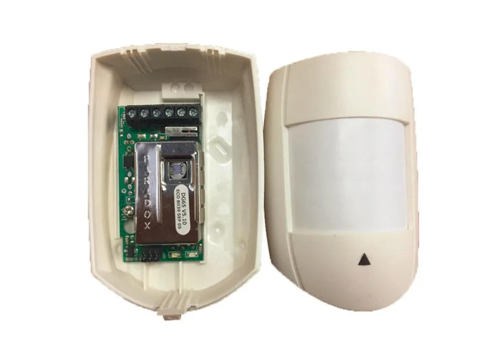 (1 pces) detector infravermelho inteligente interno para alarme de segurança anti roubo fio pir sensor movimento paradoxo dg65 intruder detetive