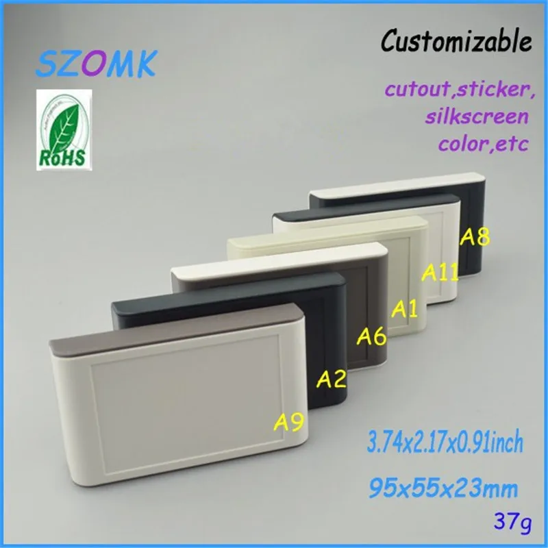 Manufacture szomk Plastic box electronics (1Pcs) 95*55*23mm Diy housing Switch ABS material box portable handheld instrument box
