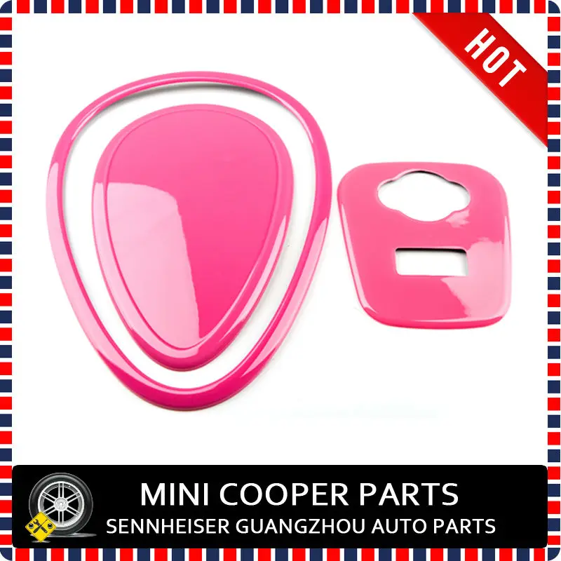 Brand New ABS Material UV Protected Mini Ray Style Color Mid Airvent Input Emblem For mini cooper F56 One F55 (2Pcs/Set)