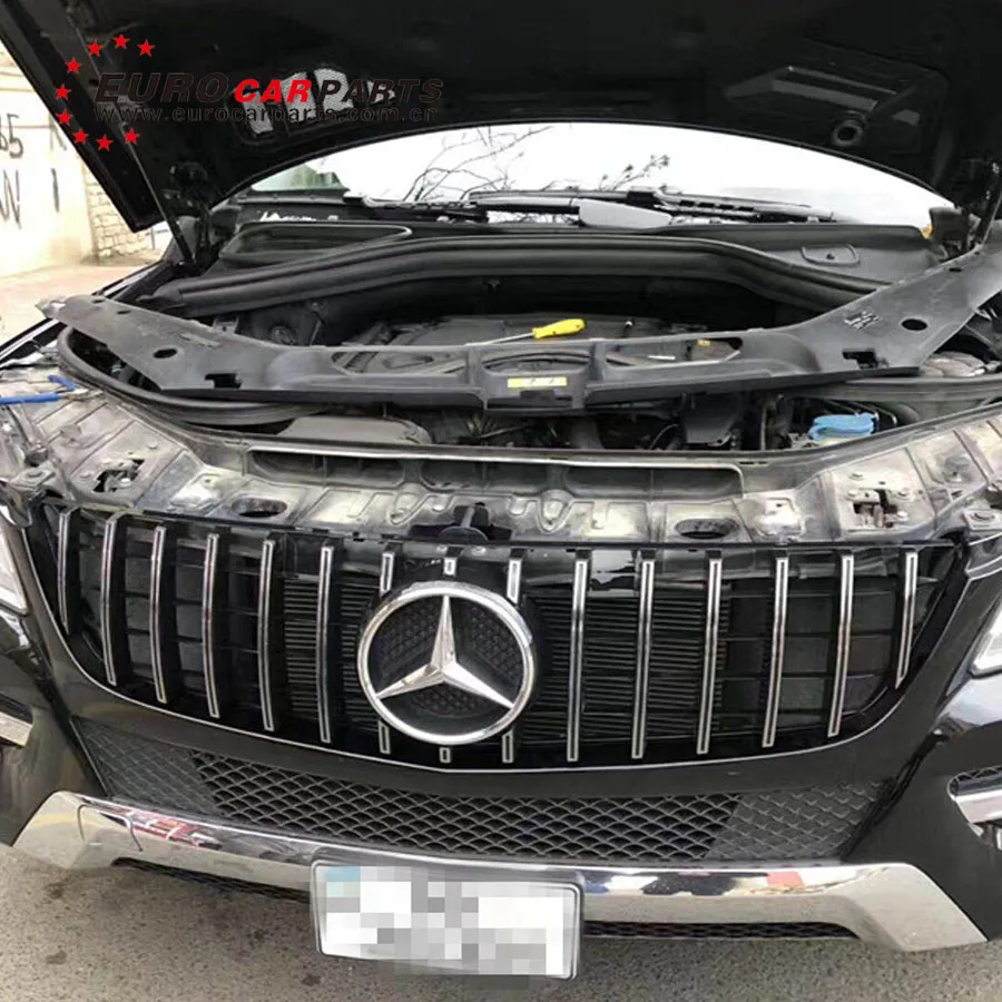 ML class w166 ml300 ml320 ml350 ml400 ml500 GT style front grill for w166 ml300 ml320 ml350 ml400 ml500 auto grille