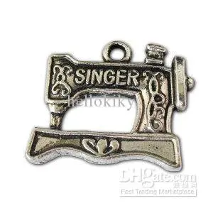 600pcs Tibetan silver sewing machine charms A10548