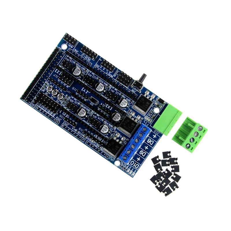 

Ramps 1.6 Expansion Control 3d Printer Parts Ramps Control Panel With Heatsink Upgraded For Arduino 3d Printer Board