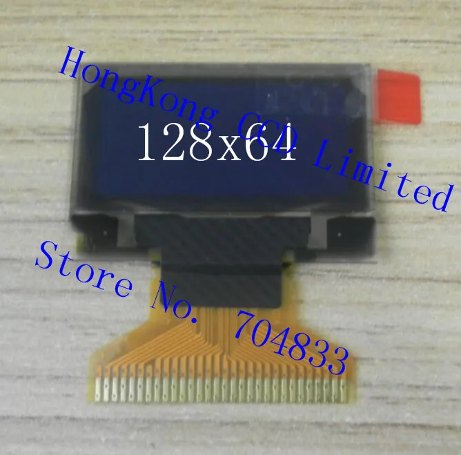 

old version 0.96 inch OLED display white blue yellow/blue 30pin 128x64 parallel / SPI / IIC SSD1306