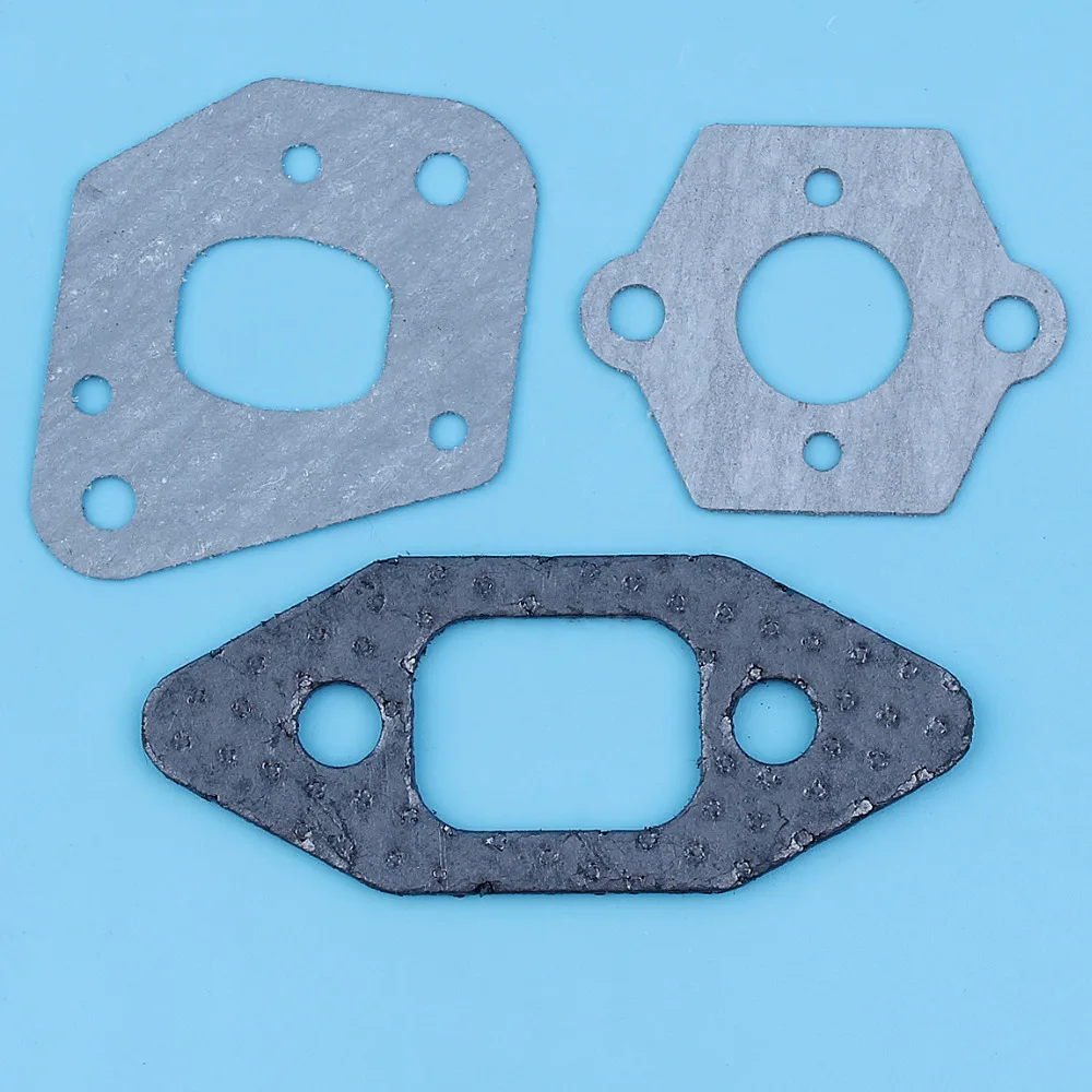 Carb Muffler Gasket Set For Poulan 2050 2150 Partner 350 351 352 370 390 Chainsaw